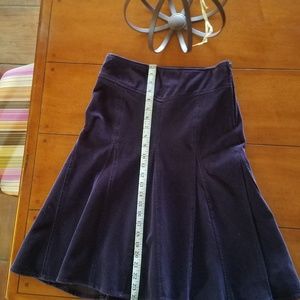 H&M Royal purple corduroy skirt. Size 4